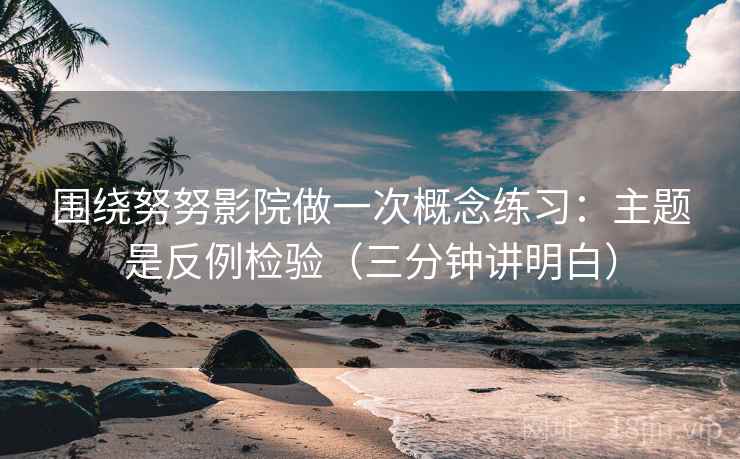 围绕努努影院做一次概念练习：主题是反例检验（三分钟讲明白）