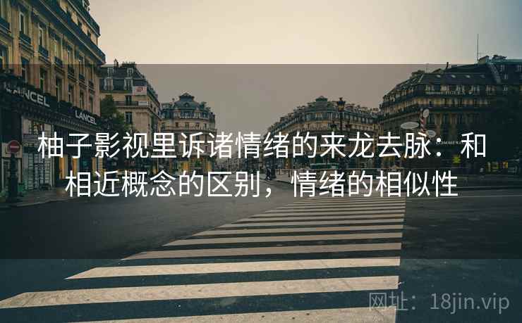 柚子影视里诉诸情绪的来龙去脉：和相近概念的区别，情绪的相似性